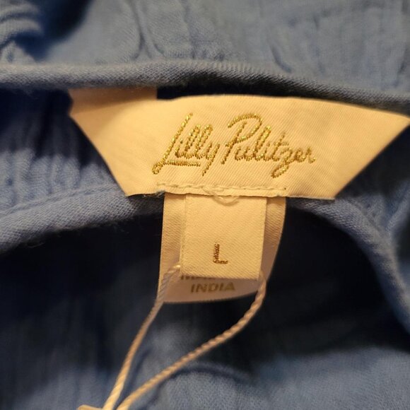 Lilly Pulitzer Sunwashed Blue Zemini Maxi Coverup - Picture 6 of 12